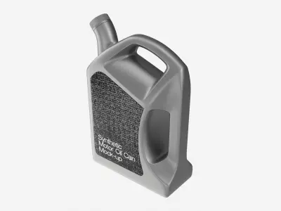 Motor Oil Bottle Mockup 3D model