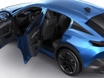 Peugeot 408 2023 3D model