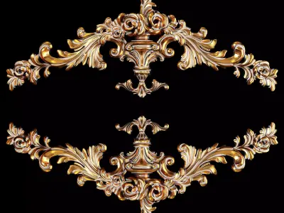 Classic carved 030 3D model