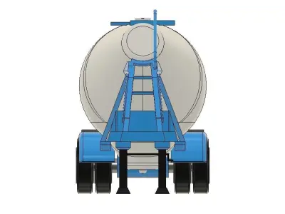 Cement Silo Bulker Scale Model  3D print model