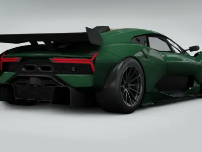 Brabham BT62 R 3D model