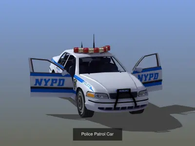 Police Vehicle Collection 3D Model Pack