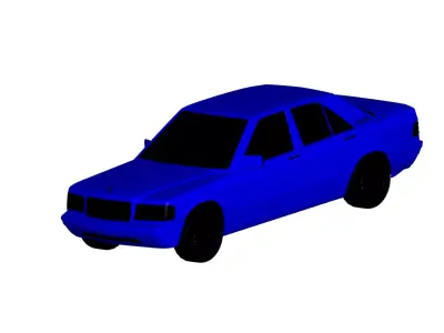 Mercedes Benz 190  3D model