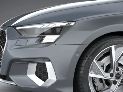 Audi A3 Sedan 2021 3D model