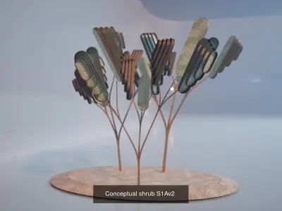 Conceptual shrubs Collection S1