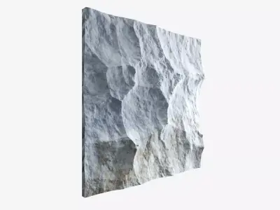 62-RockPanel piece of rock 3D model