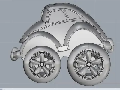 Buggy Toy Car 3D model
