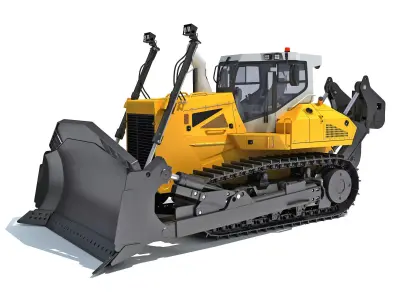 Mining Crawler Dozer 3D model