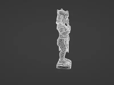 Ancient Guardian Statue   3D model