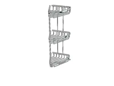 Hotel 18x18 Oval Triple 3D model