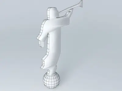 Fifth model (Moroni) ANGEL. Free 3D model