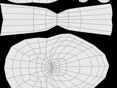 Meercat animated rigged low poly 3D model