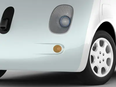 Google Self-Driving Car 3D model