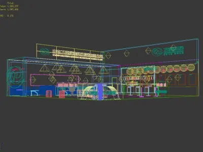 Exhibition - Area - 12X12-3DMAX2012-03 3D model