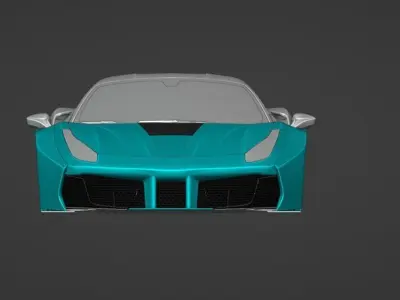 Ferrari 488 Monaco X DDC Custom Bodykit 3D model