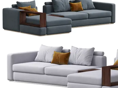 Miami Sofa By Gainsville 3D model
