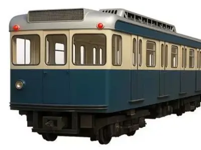 Metro Barcelona Serie 400 Printable 3D print model