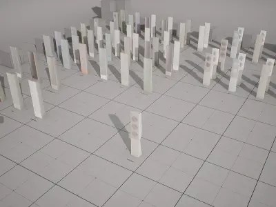 SAMSUNG - BESPOKE AirConditioner Low-poly 3D model