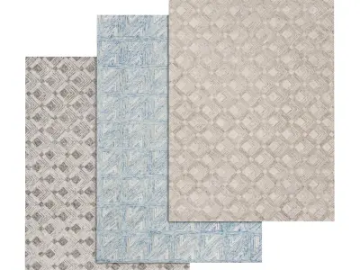 Rug Set 2193 3D model