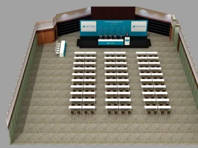Hotel Stage 004 3D model