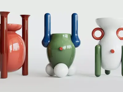 Explorer Vases 3D model