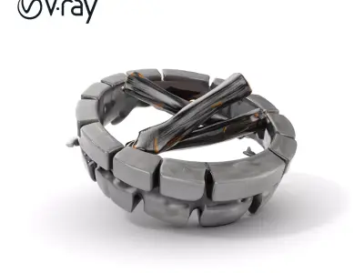 Campfire and Logs Model Pack for Realistic Simulation Low-poly 3D model