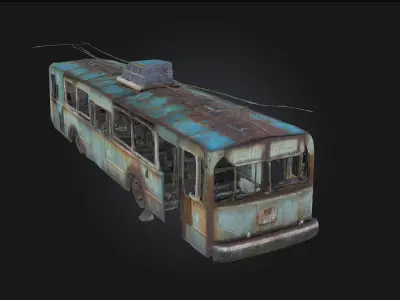 Rusty Remnants  Fragments of a Forgotten World 3D model