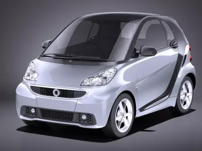 Smart 42 fortwo 2014 VRAY 3D model
