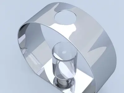 Modern Metal Decoration 3D model