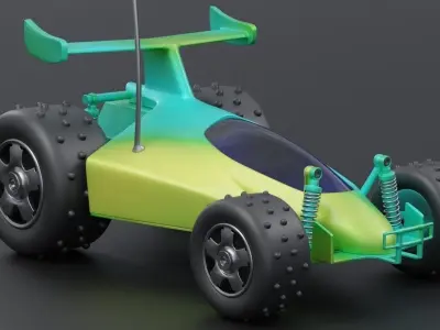 Car toy 3D model