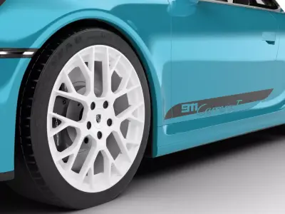 Porsche 911 Carrera T Formosa 2026 3d model 3D model