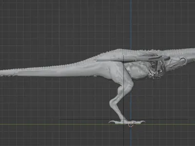 Bipedal Dragon Wyvern  3D model