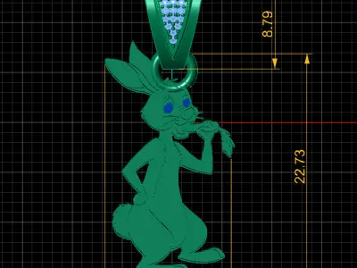 TIME MONEY PENDANT 3D PRINTABLE MODLE  3D print model