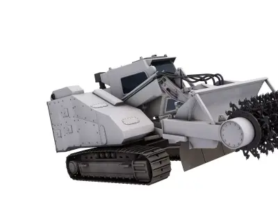 Armtrac 400 Mine Clearance Vehicle 3D model