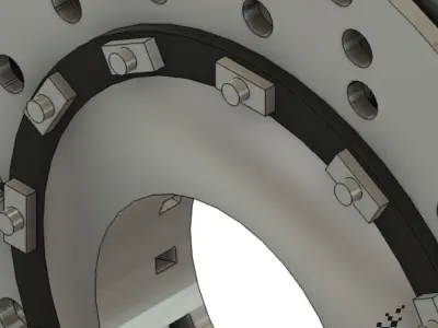 Generic disc and rotor and brake caliper 3D print model