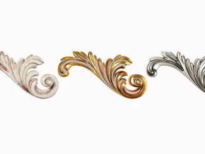 Classic carved 125 3D model