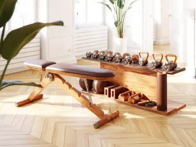 Luxury exercise kit 3D model