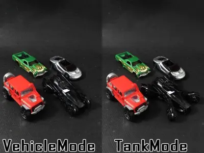 1-70 SCALE BATMAN ARKHAM KNIGHT BATMOBILE 3D print model