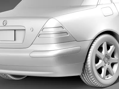 Mercedes-Benz SLK R170 1996-2004 3D model