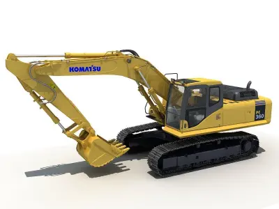 Komatsu Excavator PC360 3D model
