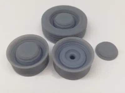 3d Printable wheel for classic cars with wheel cap 3D print model