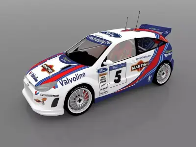 Rally Car 3D model get