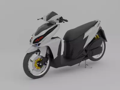 Honda Click 125 2012 3D model
