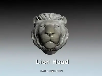 Lion Head 3D print model