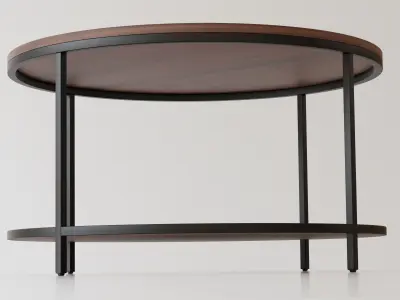 Coffee Table - Round Coffee Table 3D model