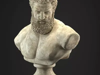 Hercules Bust 3D model