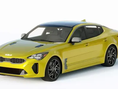 Kia Stinger GT 2022 3D model