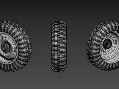 tyres jeep  Low-poly 3D model