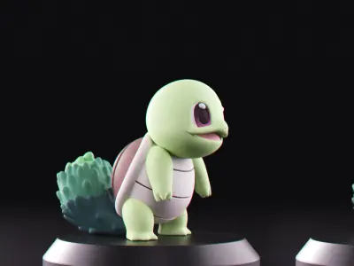Pokemon - Grass Squirtle 3D print model