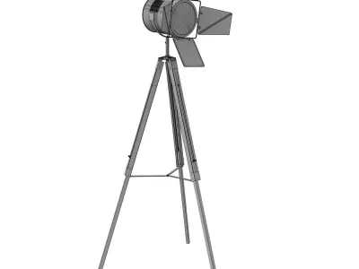Floor Lamp - Adhil -  Low-poly 3D model